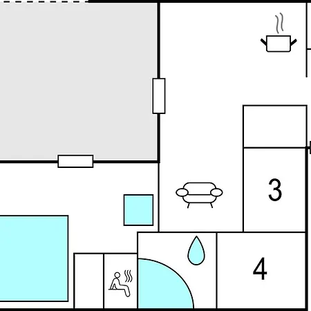 Nyaraló Awesome In Ringkobing With Kitchen